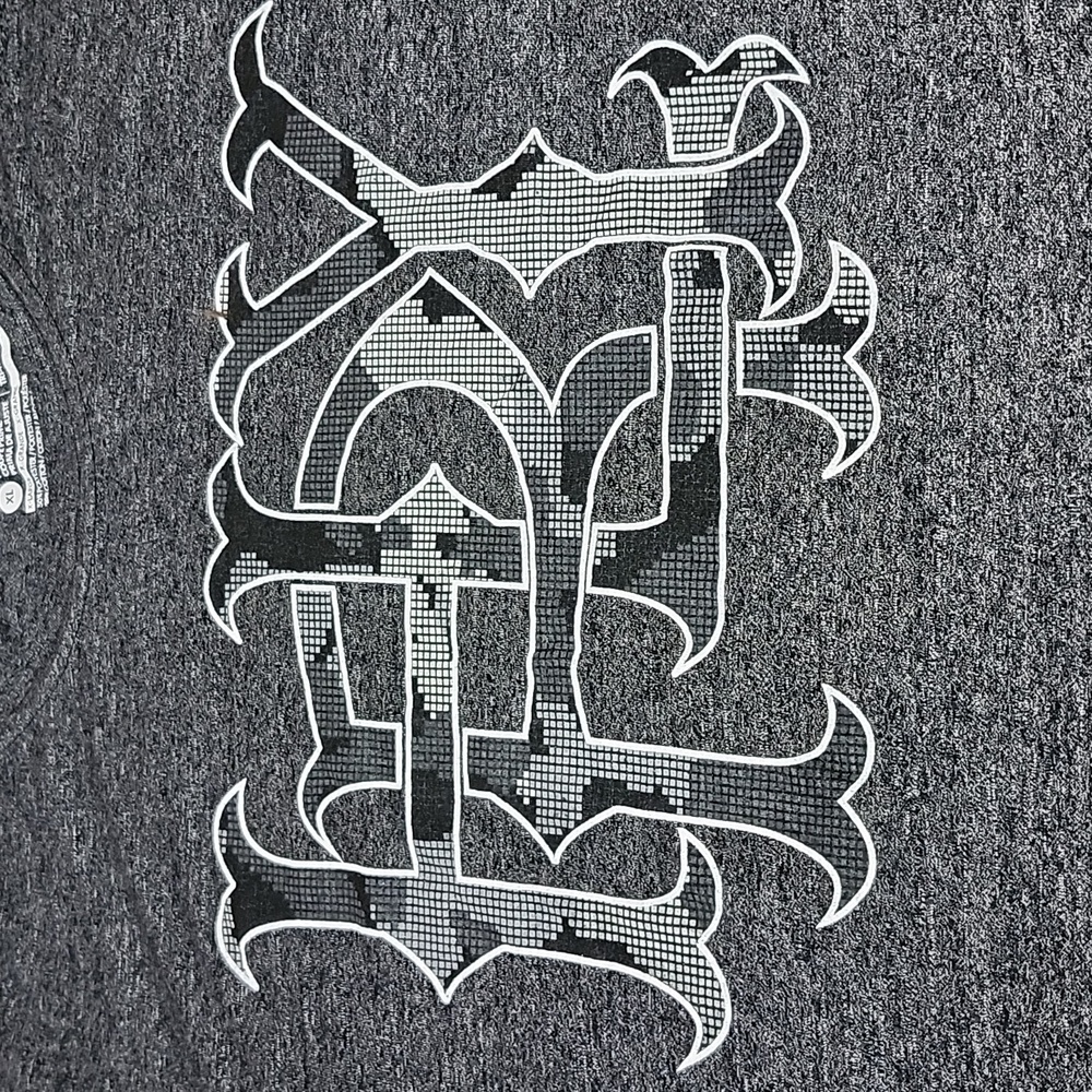 HURLEY PACSUN EXCLUSIVE PREMIUM FIT HEATHERED GRAY TEE-SHIRT